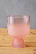Small Matte Pink Glass Vase | Baila