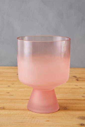Small Matte Pink Glass Vase | Baila
