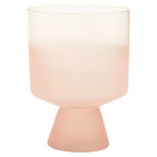 Large Matte Pink Glass Vase | Baila