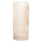 Large Pink Glass Vase | Bardi