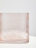 Large Pink Glass Vase | Bardi
