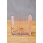 Large Pink Glass Vase | Bardi