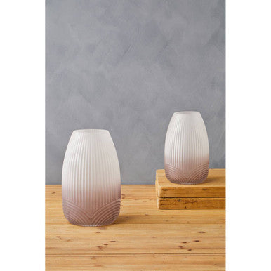 Small Grey Glass Vase | Blyth