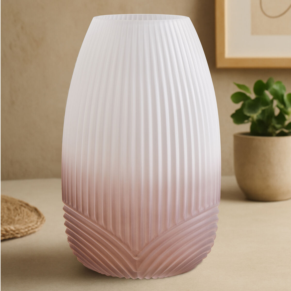 Small Grey Glass Vase | Blyth