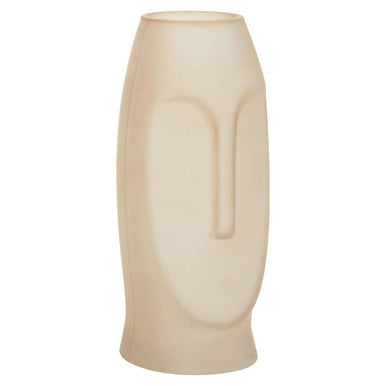 Viso Grey Small Face Design Vase