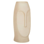 Viso Grey Small Face Design Vase