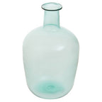 Blue Small Bottle Neck Recycled Glass Vase | Bexley