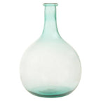 Blue Large Bottle Neck Recycled Glass Vase | Bexley