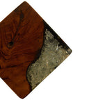 Set of 2 Teak and Resin Bookends | Sakra