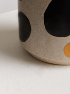 White and Gold Spotted Planter | Yuri