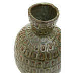 Small Green Textured Ceramic Vase | Yana