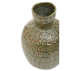 Large Green Textured Ceramic Vase | Yana