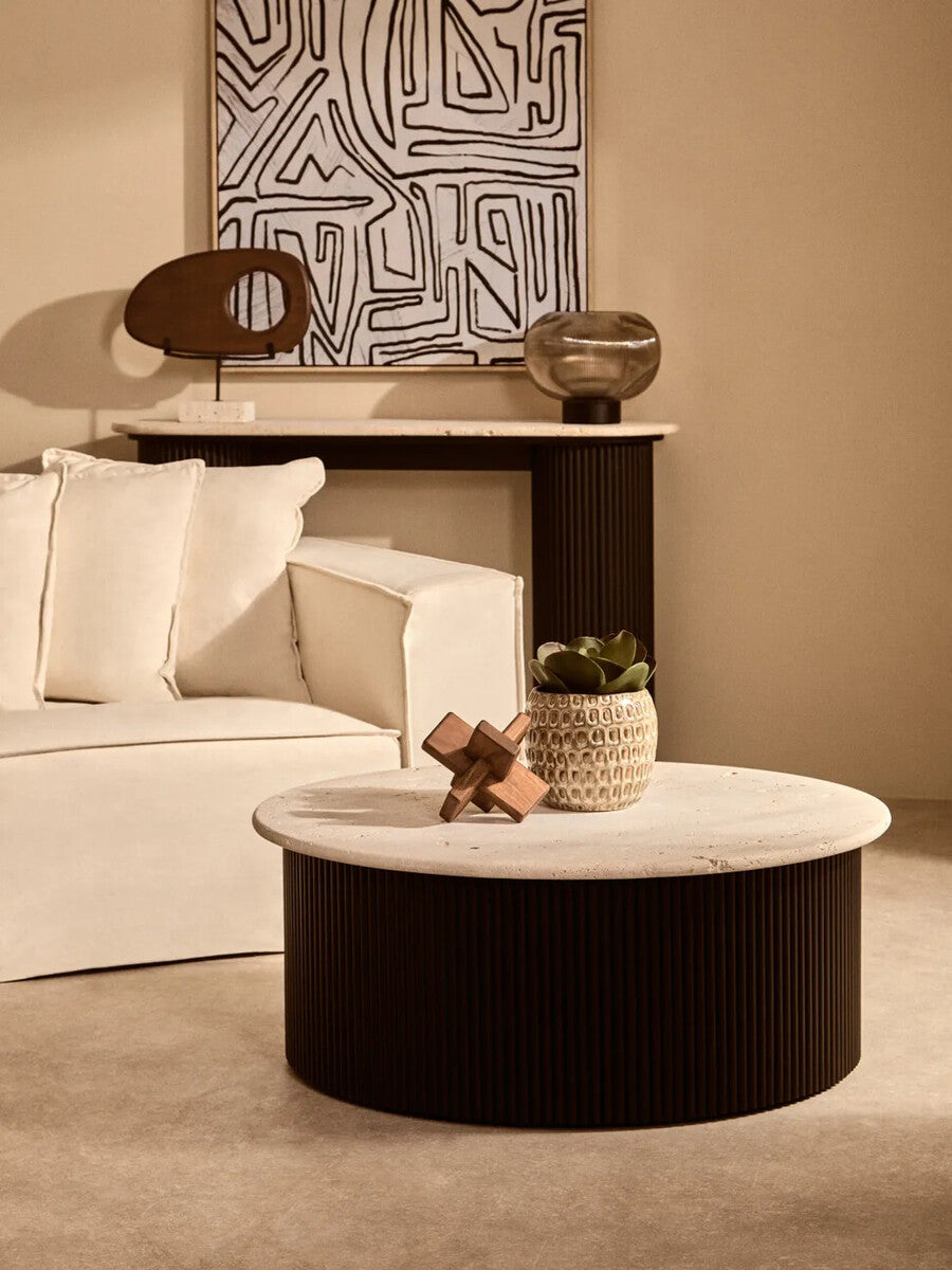 Large Cream Textured Ceramic Planter | Yana