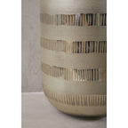 Glass Vase in Silver and Copper | Briella