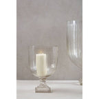 Small Glass Hurricane Candle Holder | Cortina