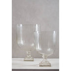 Medium Glass Hurricane Candle Holder | Cortina