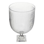 Large Glass Hurricane Candle Holder | Cortina