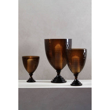 Large Honeycomb Glass Candle Holder | Cortina