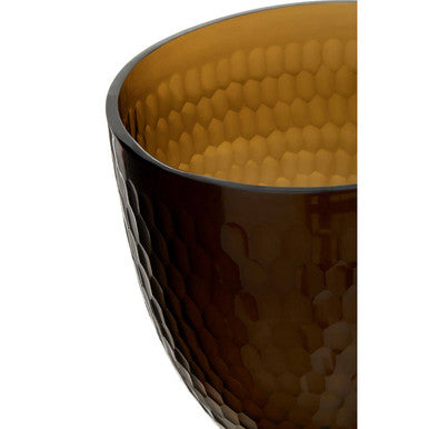 Large Honeycomb Glass Candle Holder | Cortina