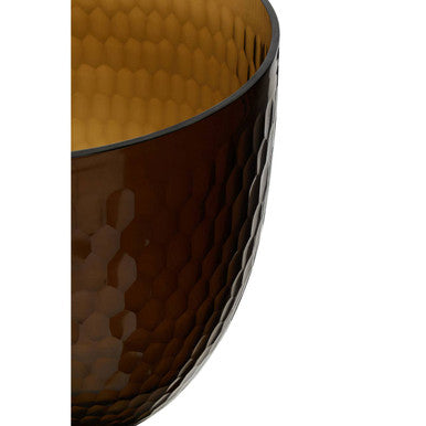 Large Honeycomb Glass Candle Holder | Cortina