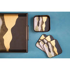 Set of Two Assorted Colour Rectangular Trays | Celina