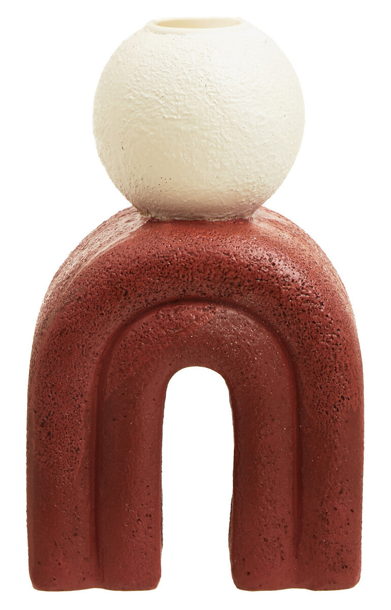 Candle Holder with Red Base | Utica