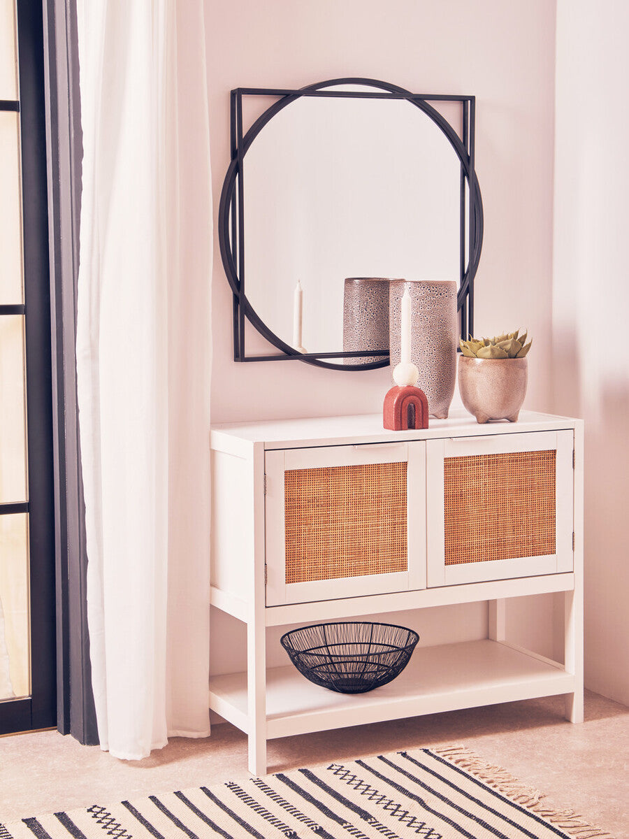 Candle Holder with Red Base | Utica