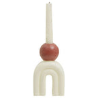 Utica Candle Holder With Cream Base
