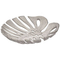 Monstera Large Silver Finish Leaf Dish | Prato
