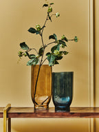 Small Blue Glass Vase | Emer