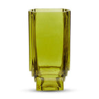 Small Olive Green Glass Vase | Edan