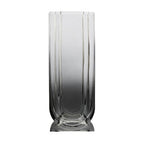 Large Grey Ombre Glass Vase | Edan