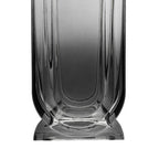 Large Grey Ombre Glass Vase | Edan