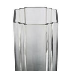 Large Grey Ombre Glass Vase | Edan