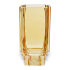 Small Ochre Yellow Glass Vase | Edan