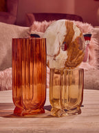 Small Ochre Yellow Glass Vase | Edan