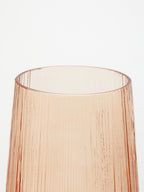 Large Light Amber Glass Vase | Esma