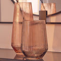 Large Light Amber Glass Vase | Esma