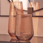 Large Light Amber Glass Vase | Esma