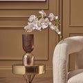 Small Amber and Brown Glass Vase | Esma