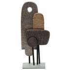 Small Assorted Colour Metal Sculpture on Marble Base | Simbolo