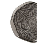 Set of Four Oak Effect Silver Top Coasters | Silva