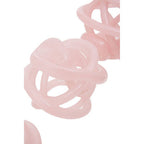 Set of 3 Pink Glass Ornament | Knot Decor