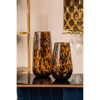 Small Tortoise Shell Effect Vase | Celia