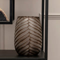 Large Chevron Cut Vase | Hessa
