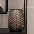 Large Chevron Cut Vase | Hessa