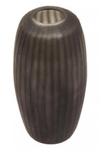 Small Dark Grey Glass Vase | Hessa