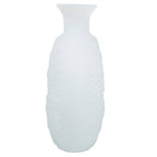 Matte White Glass Vase | Hadia
