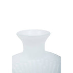 Matte White Glass Vase | Hadia