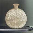 Matte White Glass Vase | Hadia